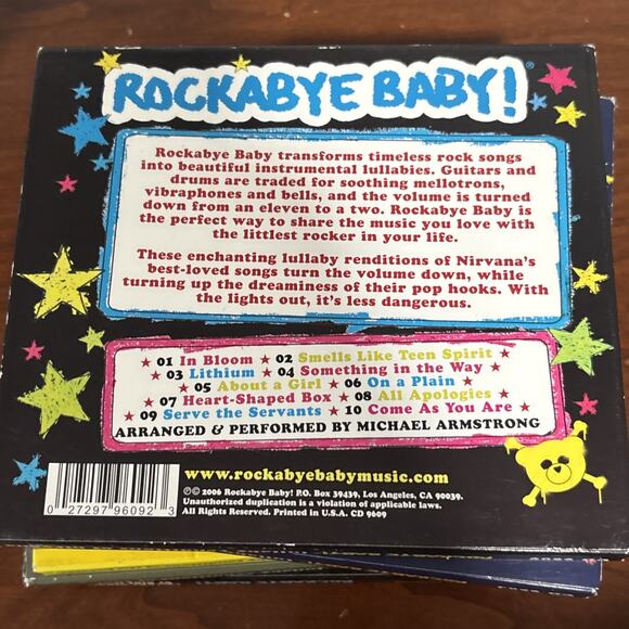 Rockabye Baby CD lot Rock Music Coldplay Tool NIN Radiohead Nirvana Beatles - Picture 9 of 9